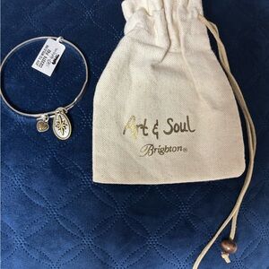 Brighton Joy To The World Northern Star Charm Bracelet Silver Gold Plated